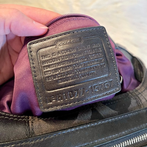 Coach 3 Compartment Op Art Maggie Madison Handbag - Picture 8 of 11